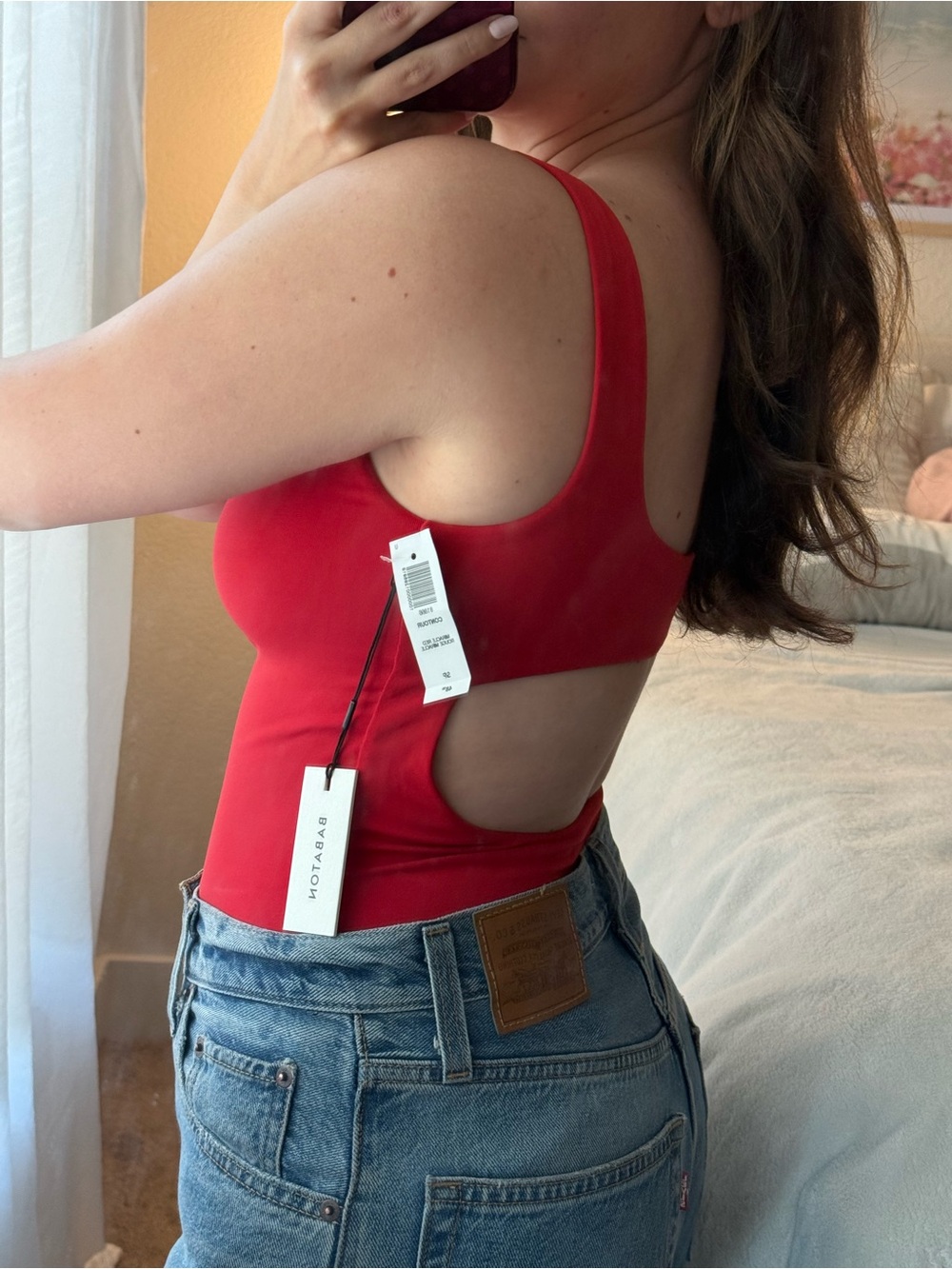 Aritzia Babaton open back tank top bodysuit